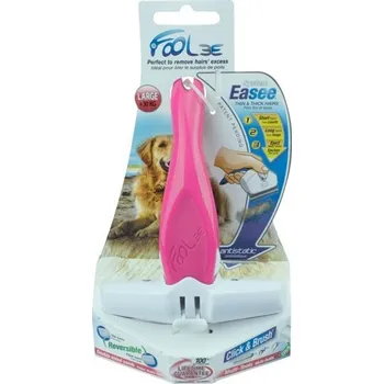 Kartáč pro zvířata FoOlee Easee Dog hřeben růžový