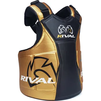 Chránič těla na box a bojový sporty Chránič těla Rival RBP – černo-zlatá