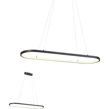 Redo Závěsné LED svítidlo Lap, ø 910mm Barva: písková černá