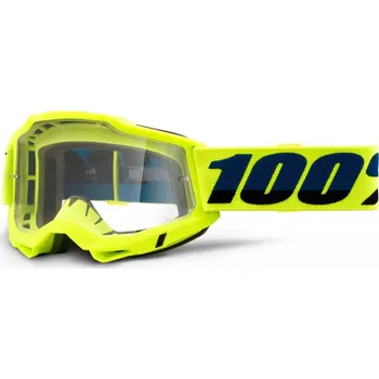 Motodoplněk Brýle - 100% Accuri 2 OTG (čiré sklo) - Yellow