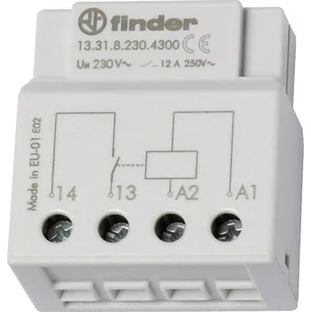 spínač Finder 13.31.8.230.4300 13.31.8.230.4300 spínací relé 12 A