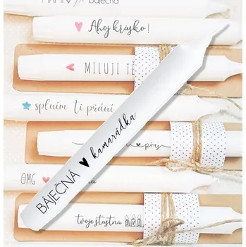 Svíčka Svíčka přání 20 cm - BÁJEČNÁ KAMARÁDKA