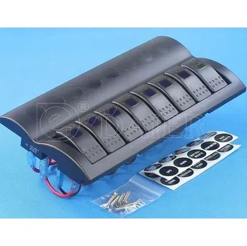 Příslušenství k frézce Panel PN-AF8 s 8 vypínači a pojistkami