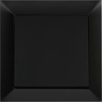 Stavebniny Timex Vypínač OPUS premium č.6 černý - kompletní