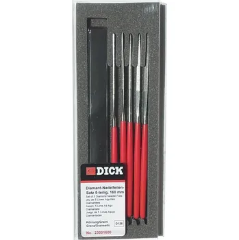23001600 5dílná Diamantfeilen-Set. Délka 160 mm 1 sada