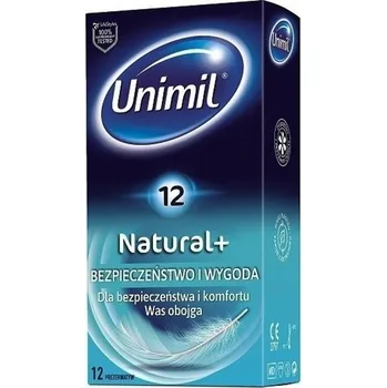 Kondom Kondom Unimil Natural+ 12 ks - s kupónem KUP15 cena 110 Kč + extra diskrétní expedice