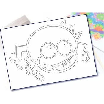 Radost v písku Šablona na pískování pavouček Varianta: A5 (148 x 210 mm)