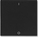 3559H-A00933 63 Kryt spínače kolébkového s potiskem, onyx / kouřová černá