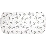 Kaarsgaren Bio-bavlněné prostěradlo do kočárku 35 x 75 cm Delfín šedý