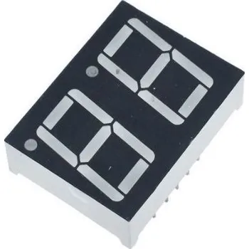 Displej LED 220801G, 8.8. zelený, společná katoda, (35,8x25,8mm)