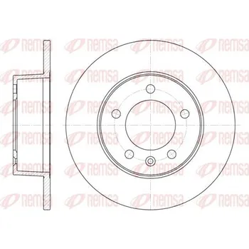 Brzdový kotouč Brzdový kotouč REMSA 6735.00