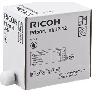 Ricoh JP 12 817104 černá (black) originální cartridge