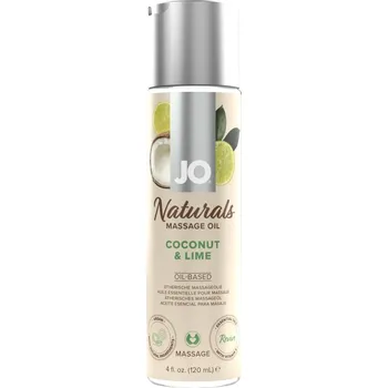 Erotický masážní přípravek Olej masážní System JO NATURALS COCONUT & LIME 120 ml - s kupónem KUP15 cena 271 Kč + extra diskrétní expedice