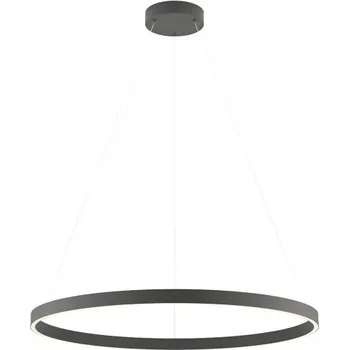 Redo Závěsné LED svítidlo Febe - kulaté, ø80cm Barva: Černá, Teplota světla: 4000K - denní bílá