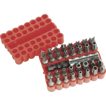 Příslušenství k nářadí Brüder Mannesmann M 297-33 sada bitů, 33dílné, T profil s otvorem , vnitřní šestihran BO, Tri-Wing, matice s drážkou, TO