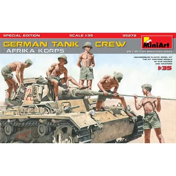 Plastikový model 1/35 German Tank Crew 'Afrika Korps' (5 fig.)