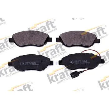 Brzdová destička Sada brzdových destiček, kotoučová brzda KRAFT 6003323