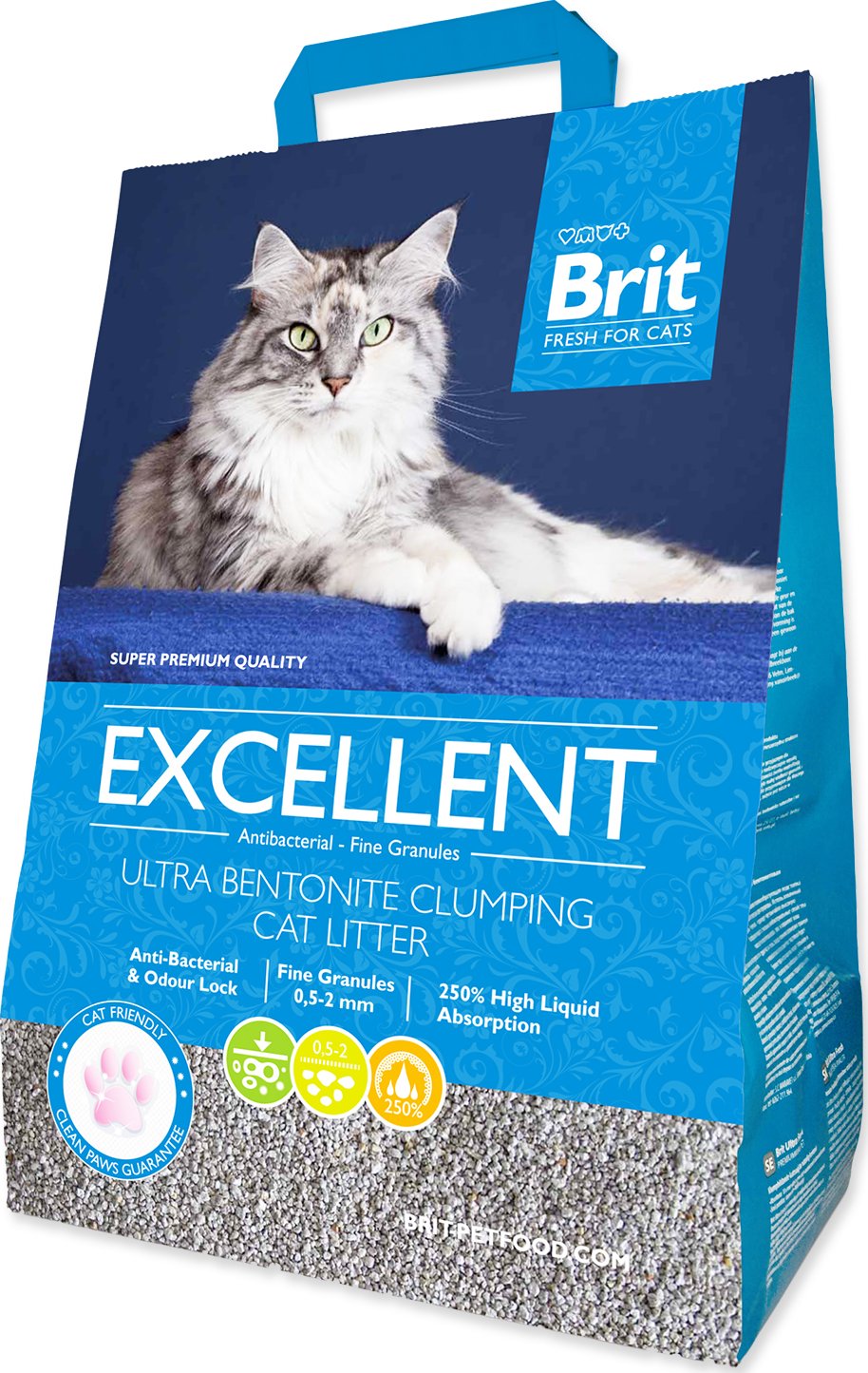 Kočkolit BRIT Fresh for Cats Excellent Ultra Bentonite Velikost balení: 10 kg