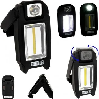 Svítilna Bateriová ruční led svítilna s pogumovaným krytem IP40 MZR 74478