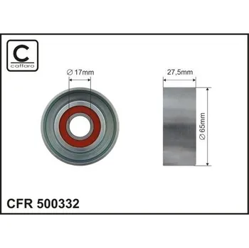 Vratná/vodicí kladka, klínový žebrový řemen CAFFARO 500332