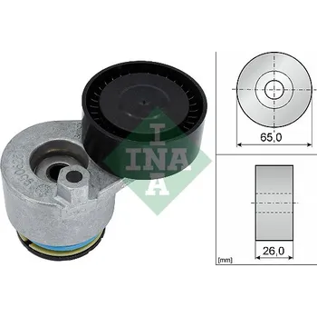 Napínák, žebrovaný klínový řemen INA 534 0141 30