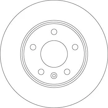 Brzdový kotouč Brzdový kotouč TRW DF6915