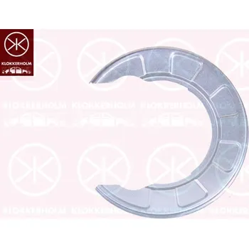 Brzdový kotouč Ochranný plech proti rozstřikování, brzdový kotouč KLOKKERHOLM 3127870