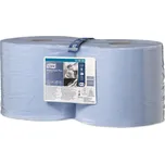 Role papírových utěrek TORK Industrial Plus, modrá, délka 255 m, šířka 235 mm, bal. 2 ks