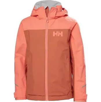 Chlapecká bunda Juniorská nepromokavá bunda Helly Hansen JR Sogndal jacket terracotta velikost 164-170