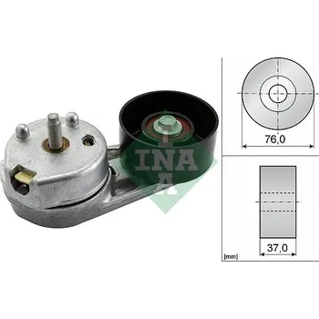 Napínák, žebrovaný klínový řemen INA 534 0597 10