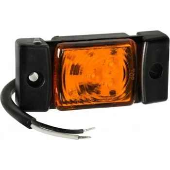 Přídavný světlomet Přední obrysové světlo se 3 LED 12v 24v oranžová Horpol Horpol 49106