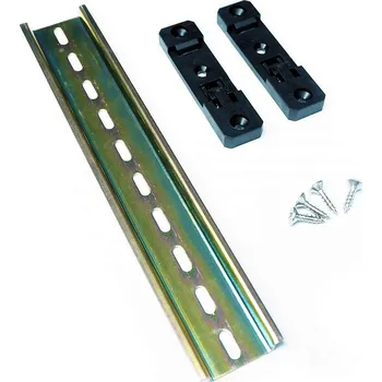 Ohradník DIN lišta pro uchycení zdrojů pro elektrický ohradník fencee