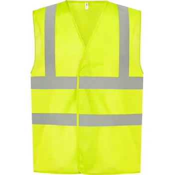 YOKO Hi-Vis síťovaná bezpečnostní vesta žlutá 2XL 79W120zv805