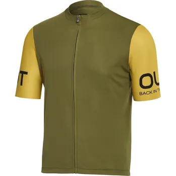 Cyklistické oblečení Dres Dotout GREVIL SAGE GREEN-OCRA YELLOW (A23M190563), 3XL