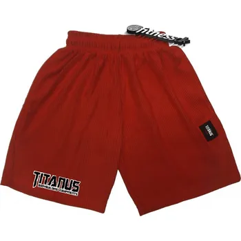 Pánské kraťasy TITANUS šortky s logem (červená) M