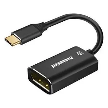 Video kabel PremiumCord adaptér USB-C na DisplayPort DP1.4 8K@60Hz a 4k@120Hz ku31dp10 - ku31dp10