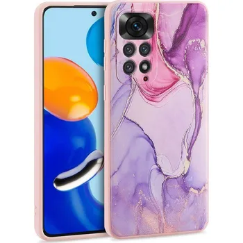 Pouzdro na mobilní telefon Kryt Xiaomi Redmi Note 12 4G Tech-Protect Marble Marble "2" multicolored