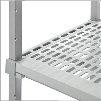 Police plastová perforovaná, š x h: 1500x400 mm