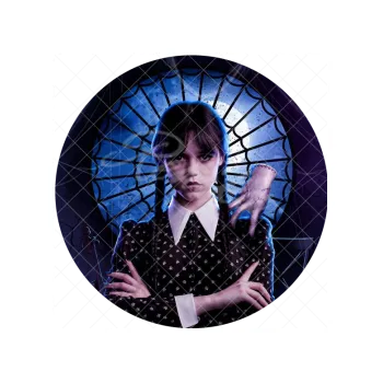 Jedlá dekorace na dort WEDNESDAY 4, VARIANTA Jedlý papír 1690