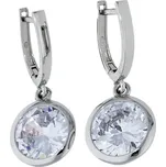 Goldstore Stříbrné náušnice velký bílý zirkon Varianta: stříbrné náušnice