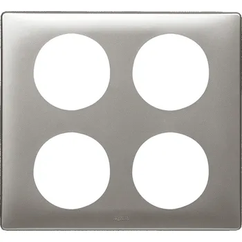 Elektrická zásuvka LEGRAND Rámeček CÉLIANE 68968 2X2P TITAN 068968