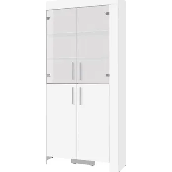 Knihovna CEZAR bílá, vitrína CZ 3