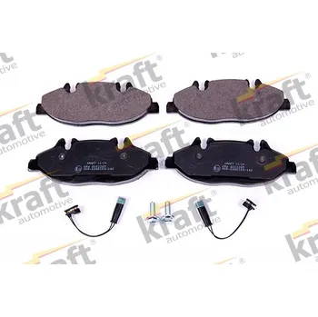 Brzdová destička Sada brzdových destiček, kotoučová brzda KRAFT 6001265