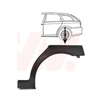 Karosérie Boční stěna VAN WEZEL 0156143