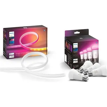 Žárovka Philips Hue Gradient Lightstrip + White and Color Ambiance 6.5W 800 E27 4ks