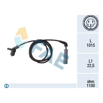 ABS Snímač, počet otáček kol FRANCISCO ALBERO S.A. 78019