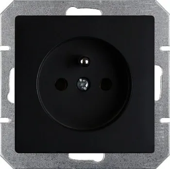 Elektrická zásuvka Timex Zásuvka OPUS premium černá