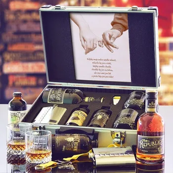 Dárkový potravinový koš Darkový Kufr Republica