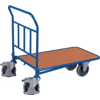 Plošinový vozík Zasouvací vozík VARIOfit s madlem, 880 x 500 mm, nosnost 400 kg