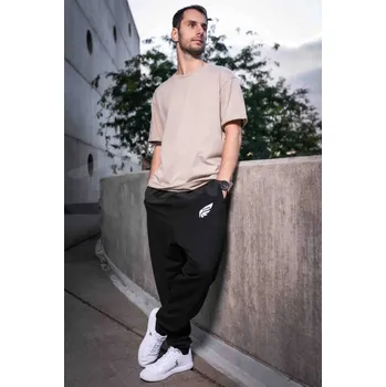 Feeney černé tepláky Wide Černá S